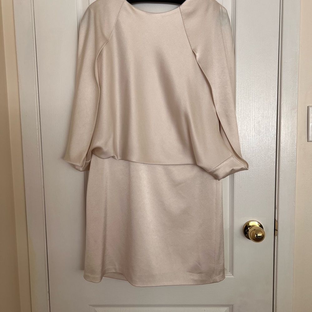 Elegant Cream Women's Dress